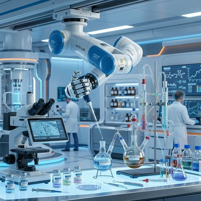 Scientific Laboratory Portrait